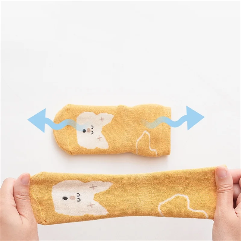 Lawadka 3Pairs/lot Newborn Baby Socks For Boys Girls Winter Thick Warm Toddler Home Floor Sock Soft Children\'s Socks Non slip