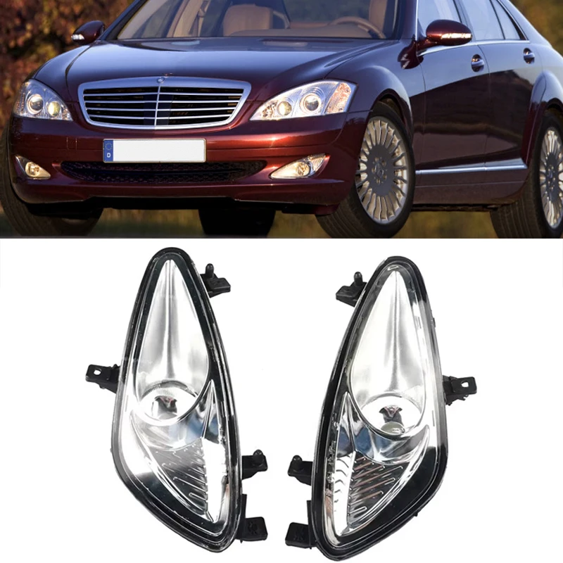 

Передняя противотуманная фара автомобиля для Mercedes Benz W221 S550 S600 2007 2008 2009, автомобильные аксессуары 2218200156 2218200256 без лампы