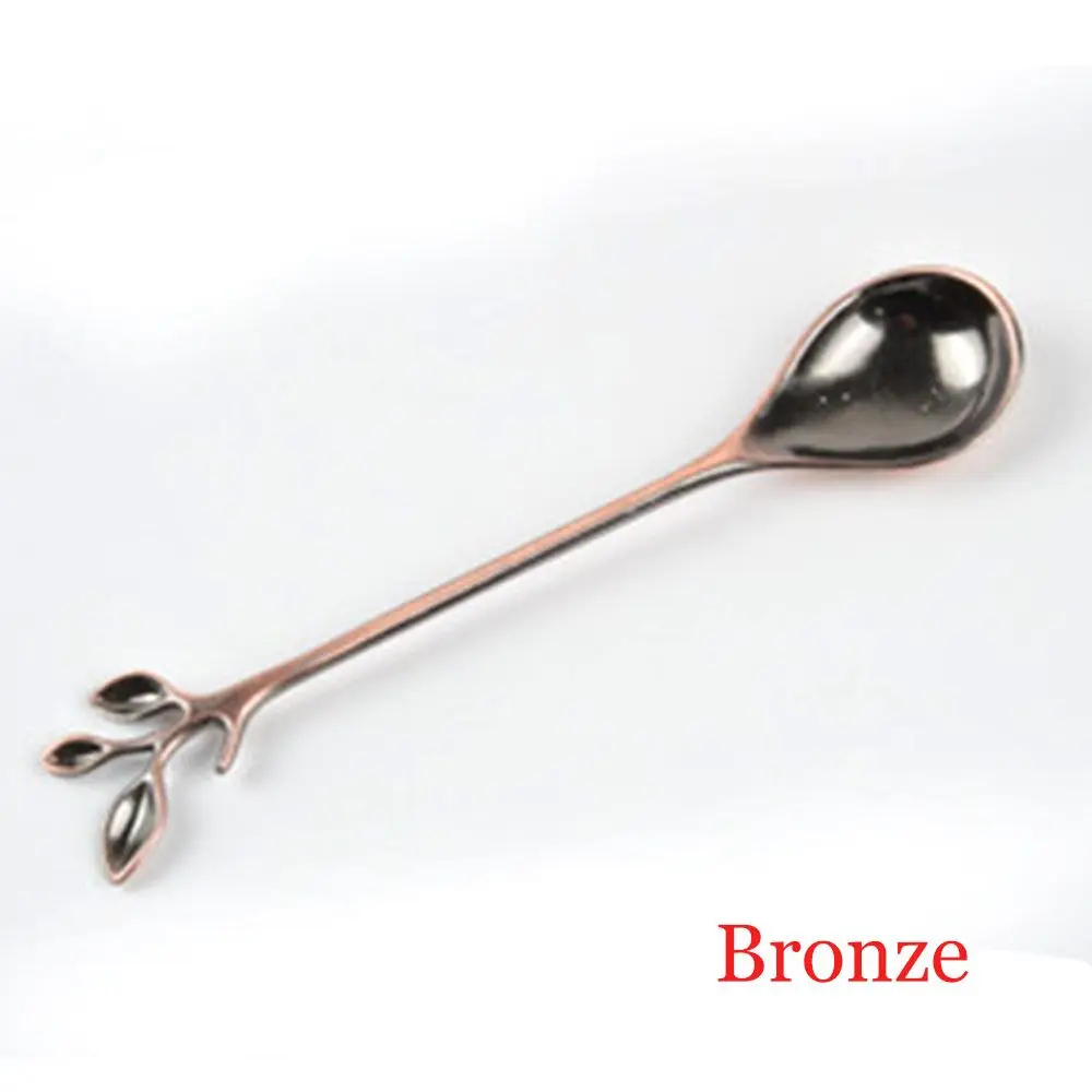 

for Snacks Kitchen Dining Bar Ice Cream Scoop Royal Style Tableware Cutlery Flatware Mini Dessert Spoon Small Coffee Spoon