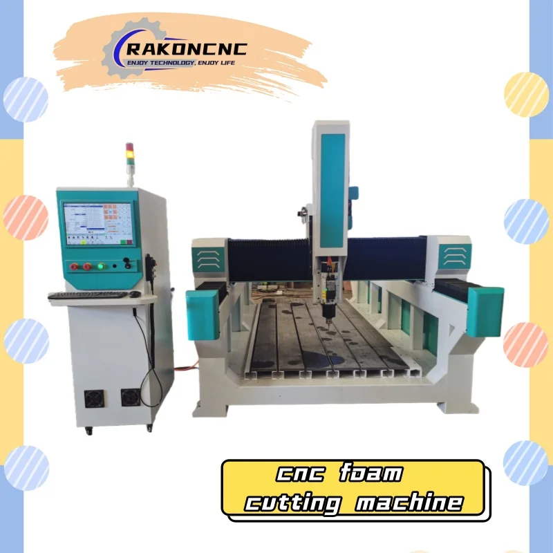 Mesin Pemotong Busa 3D CNC Router Busa Aluminium Kayu Mesin Ukir Busa