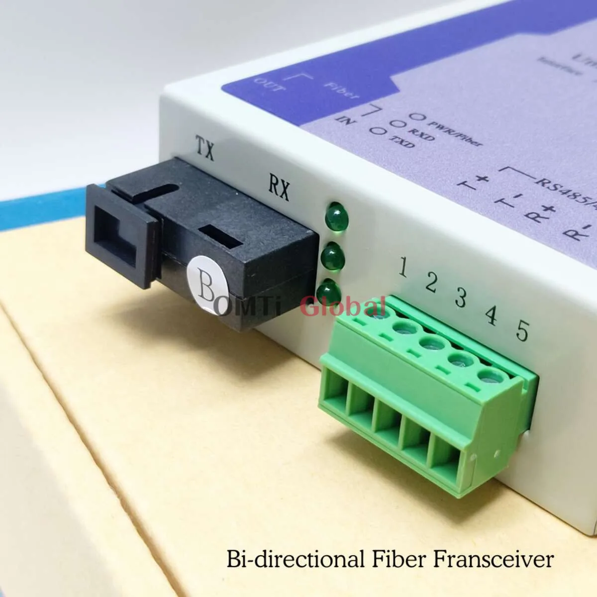 OMTiG SC Bidirectional 485 Bidirectional Data Optical Fiber Media Converter Fiber Transceiver X1 Route High Quality 