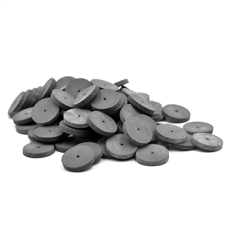 100pcs/Box Silicone Rubber Polishing wheels For Dental Jewelry Rotary Tool Dental Silicon Rubber Polishing Wheel