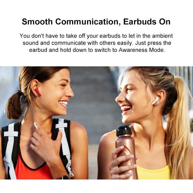 Original HUAWEI FreeBuds 4i Bluetooth Earphone Active Noise Canceling Wireless Headphones Touch Control Dual-Mic Headset