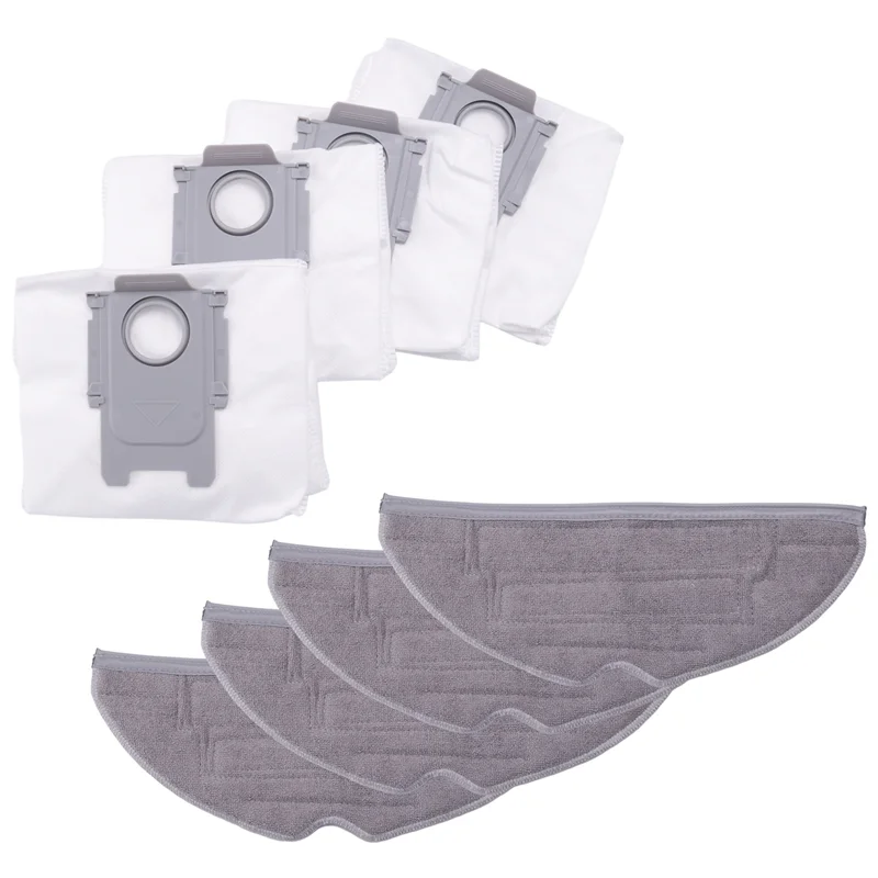 Suku cadang pengganti untuk Roborock S8 Pro Ultra, bantalan lembut serat mikro pengganti basah ahli kain lantai keras yang dapat digunakan kembali