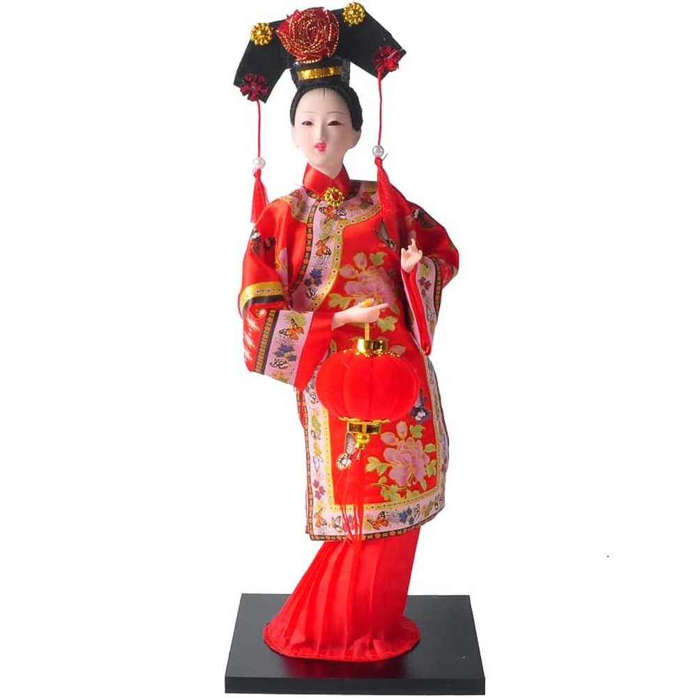 Chinese Traditional Handicraft Silk Figurine Collectible Chinese Doll Silk Doll (1811)