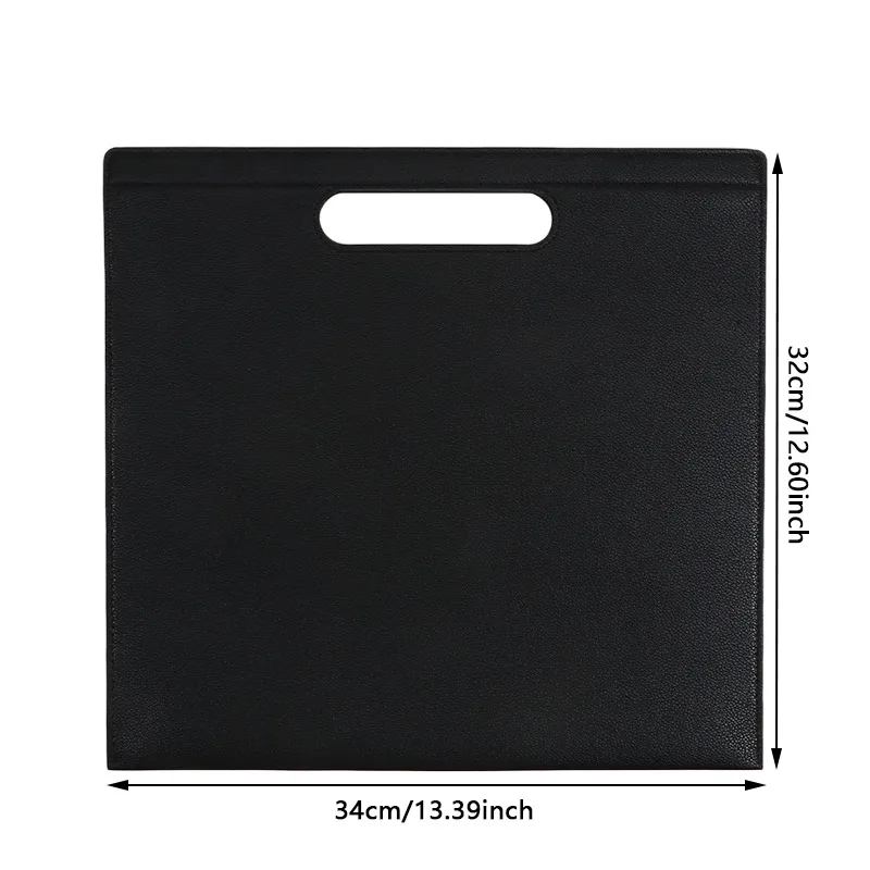 Dokumententasche aus schwerem Leder, modische Konferenzbroschüre, Büro-Organizer, Tablet-Tasche, Büro-Organizer, Ordner