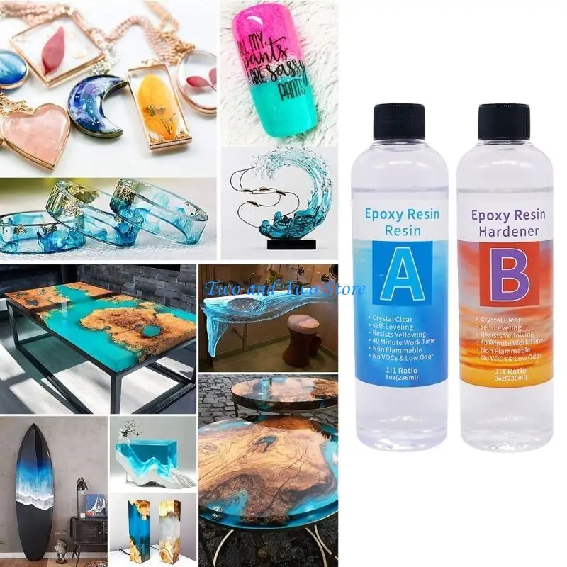 

HX6F Resin Crystal Clear Epoxy Resin Epoxy Resin AB Set for DIY Art Mold Casting