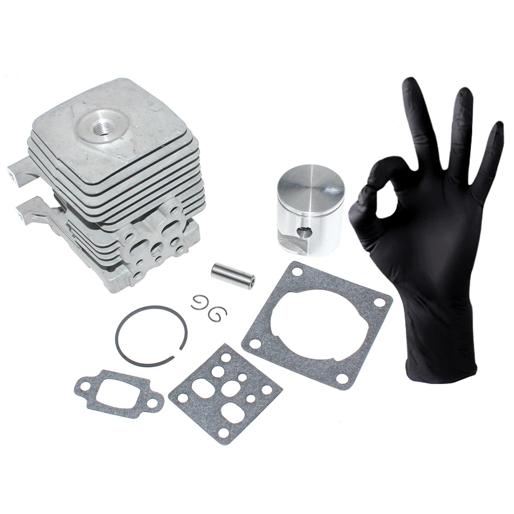Kit de Pistão do Cilindro para Stihl Fs38 2-mix Fs55 2-mix Fs55r 2-mix Hs45 2-mix Hs52 4140 020 12064228 020 1200