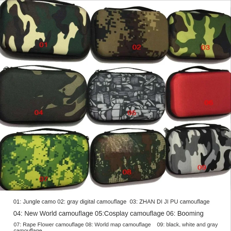 Kit de primeros auxilios de coche Eva de camuflaje de exportación de 9 colores, Kit médico salvavidas para exteriores de 18 piezas