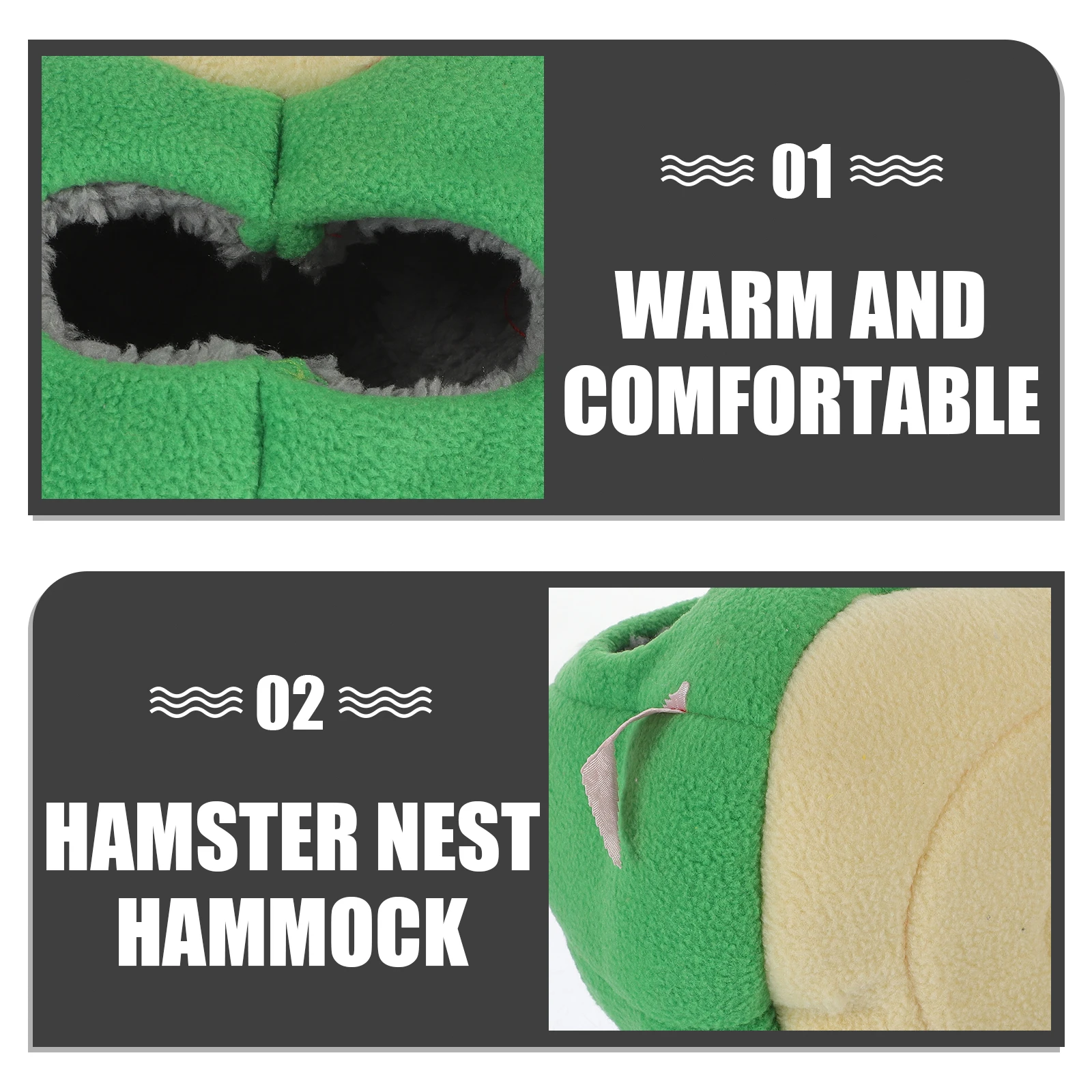 

Winter Bird Hammock Nest Small Animal Cotton Supply Hanging Cage Bed Comfortable Resting Place Pet Shelter Plaything