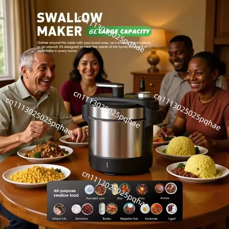 Kitchen Use Hot Blender for Food Cooking  All-Purpose Swallow Maker for Meat Grind