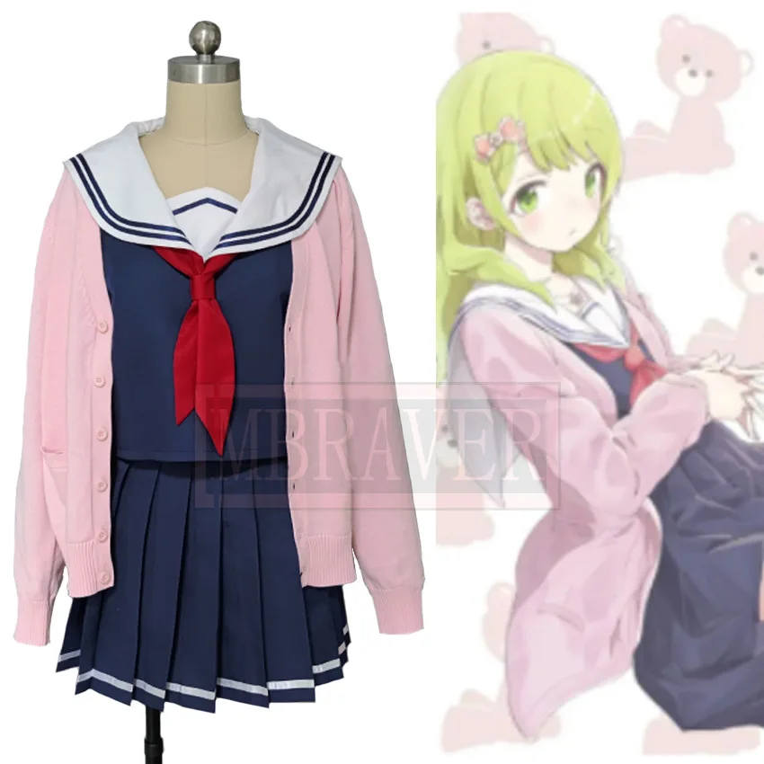 

VTuber Hololive Virtual YouTuber Morinaka Kazaki Cosplay Halloween Costume Christmas Party Uniform Custom Made Any Size