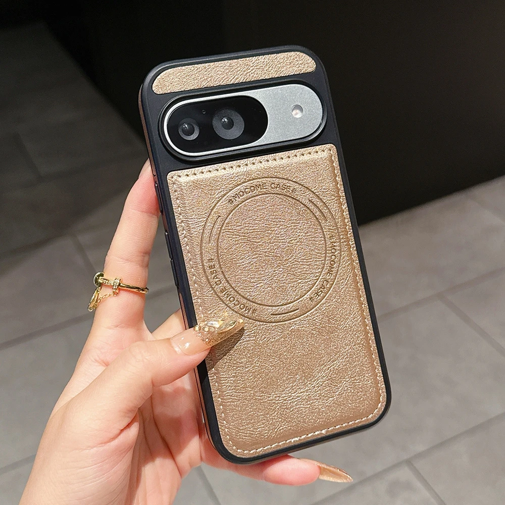 For Magsafe PU Leather Texture - огляд і ціна Google Pixel 9