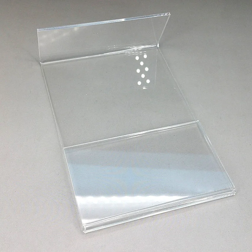 1Pack T2mm Plastic Acrylic L Stand Sign Display Price Card Tag Table Label Holders Paper Promotion Clear Vertical