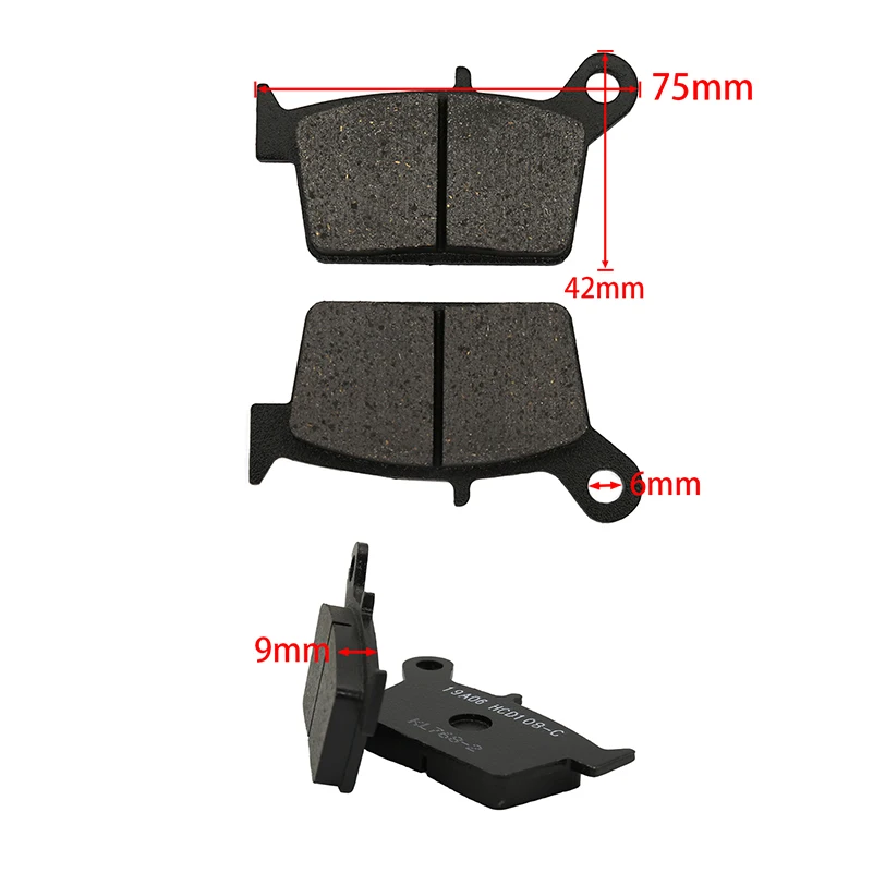 Motorcycle brake pads are suitable for Xinyuan Keweisi rear brake pads and friction pads