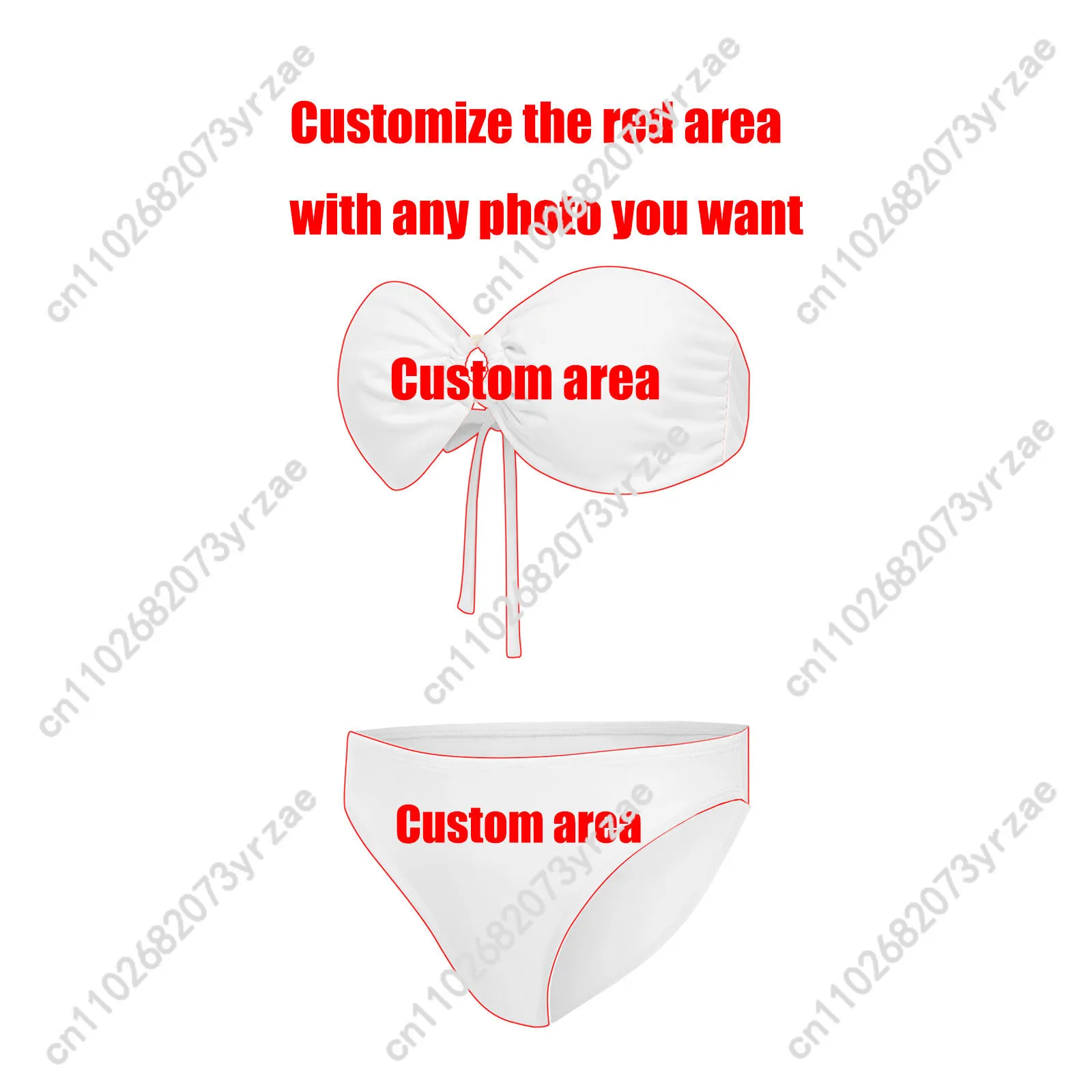 The Who Strapless Swimsuit Womens Bathing Suits Fashion Personalized Swimwear Pool Party Beach Sexy Bikini Customized Beachwear