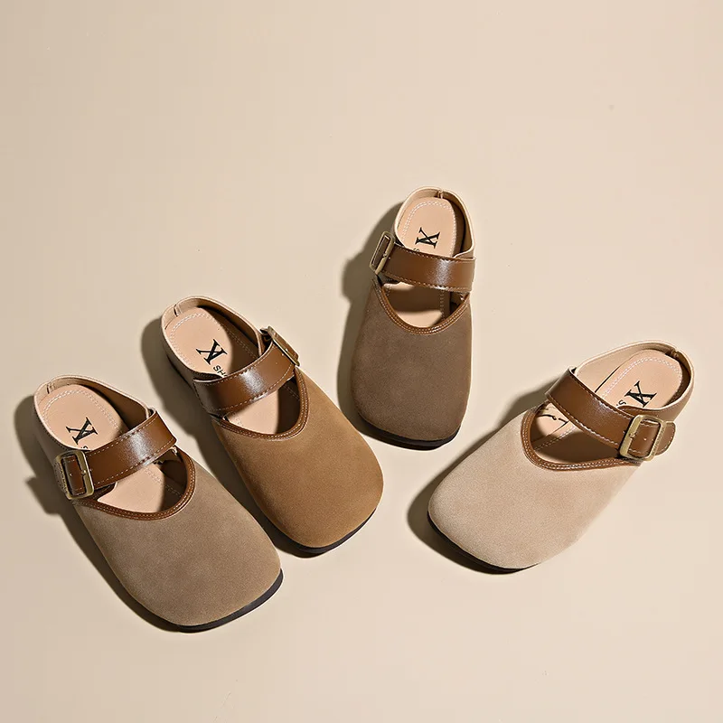 

Women's Fashion Shoes Comfortable Retro Style Casual Shoes Breathable Closed Toe Slippers Soft Sole Indoor Outdoor Women's Shoes
