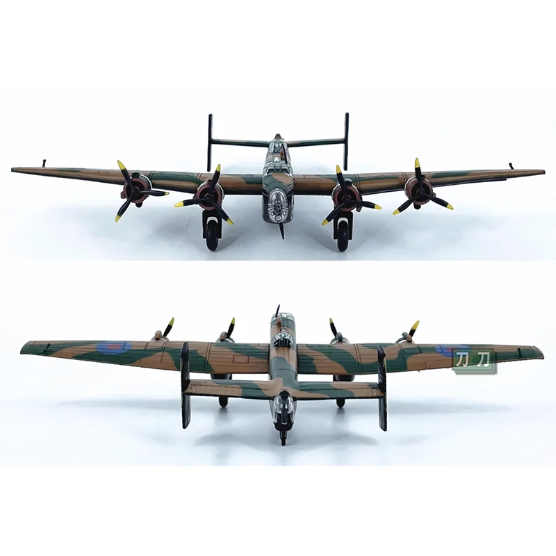 Diecast Scale 1/144 British Halifax Bomber Model Alloy Fighter Model Finish PLANES Collection Decoration Display Kids Gift