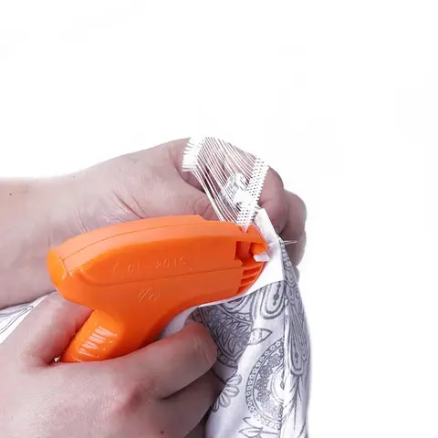 कपड़े लेबल गन कपड़े परिधान मूल्य लेबल टैग गन + 1000 बार्ब्स + 5 सुई अंकन DIY परिधान टैगिंग गन सिलाई उपकरण 10 best sales मूल्य बंदूक - №10