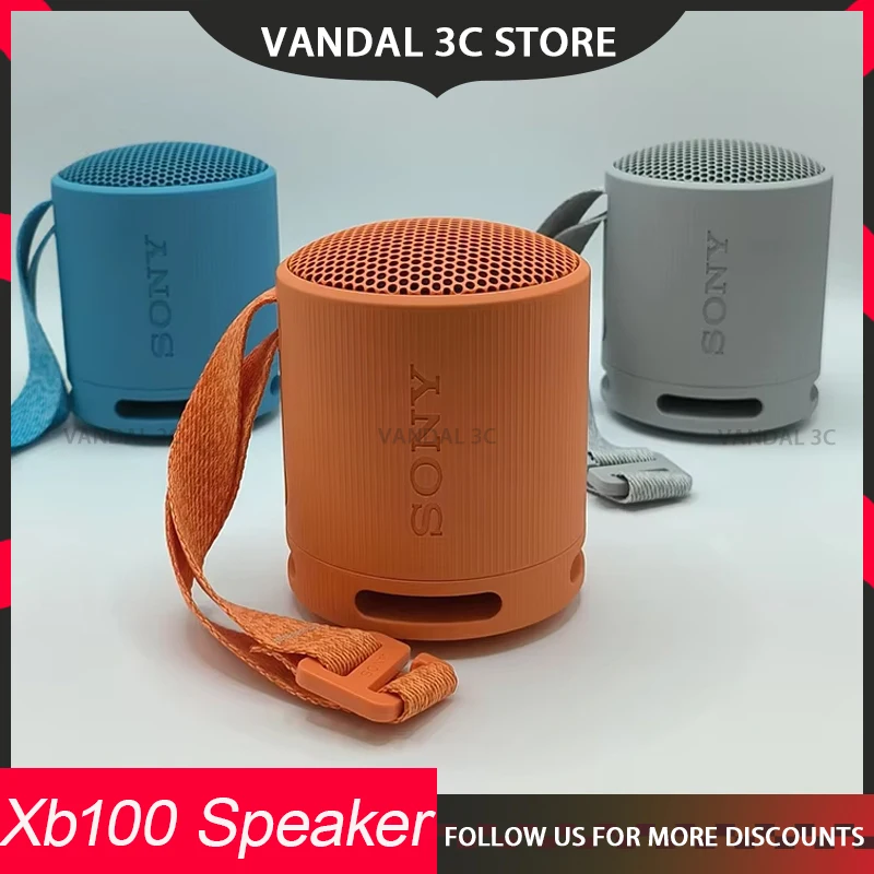 New Xb100 Wireless Bluetooth Speaker Dust-Proof Heavy Bass Portable Outdoor Sports Music Speakers For Customized Birthday Gifts