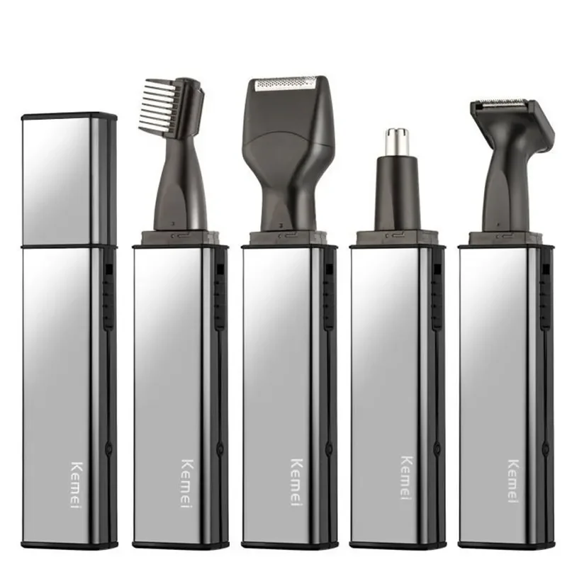 Rechargeable All-in-One Hair Trimmer for Men: Beard, Stubble, Shaver, Eyebrow, Nose & Ear Grooming Kit