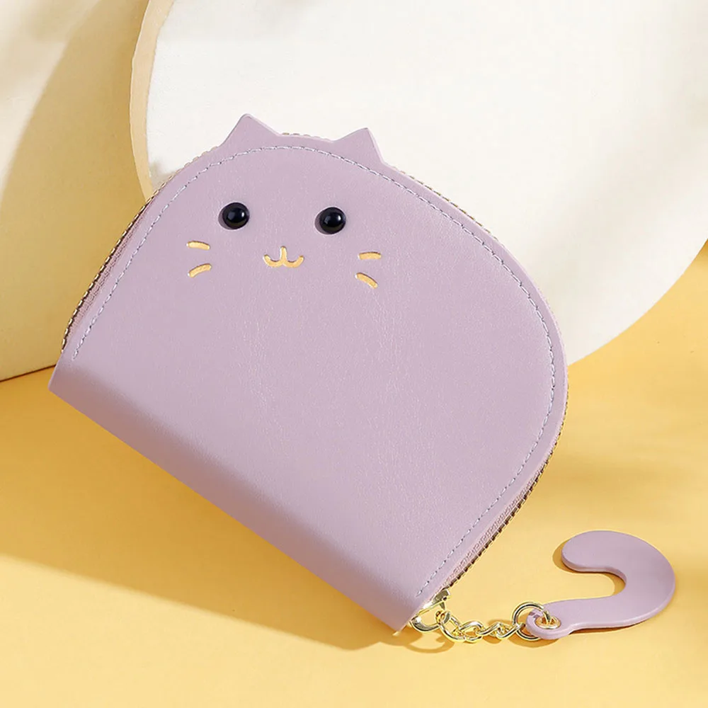 Block Color Women Clutch Leather Bag Simple Fashion Coin Purse Buckle Design Card Holder Passport Bag Portable Daily Wallet