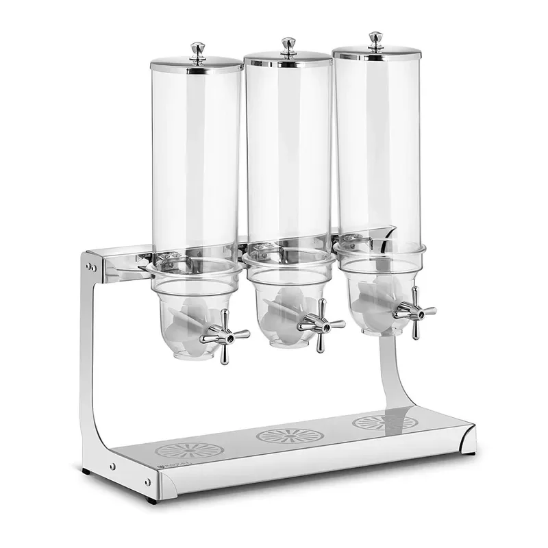 Transparent Grain Dispenser Airtight Food Storage Container for Kitchen Pantry Organization Easy View Sealed Cereal Rice