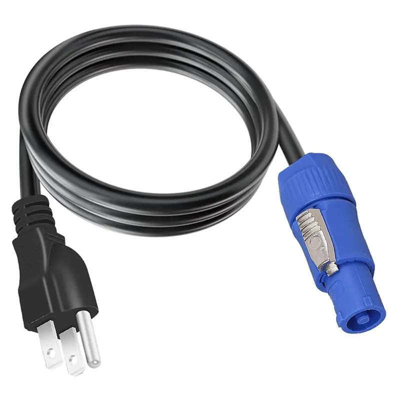EYFL-3-Prong NEMA 5-15P To Powercon Cable 20A 3 Pin Powercon Input Connector To NEMA 5-15P Connector Cord 16AWG US Plug