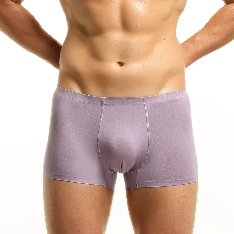 

5PCSMen's underwear, 50 pairs of men's briefs, modal trouser cuffs, breathable summer men's four-cornered pants and shorts, sexy