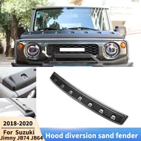 Para Suzuki Jimny JB74 JB64 2018-2020, Protector de capó delantero de coche, kits de carrocería de guardabarros de arena, tablero protector Deflector