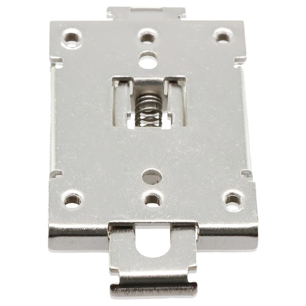 

2PCS Metal DIN Rail Mounting Brackets 35mm Rail Clips for Single Phase Solid State Relay Installation Accessories