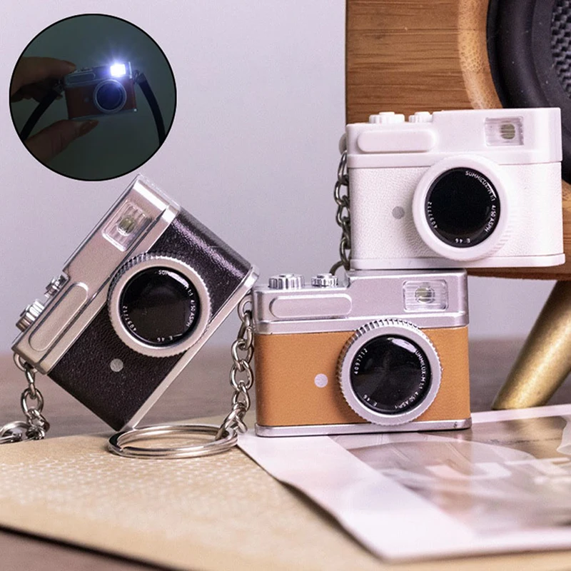 Retro Camera Earphone Case With Leather Rope Bluetooth Headset Decoration Accessories миниатюра игрушки для детей