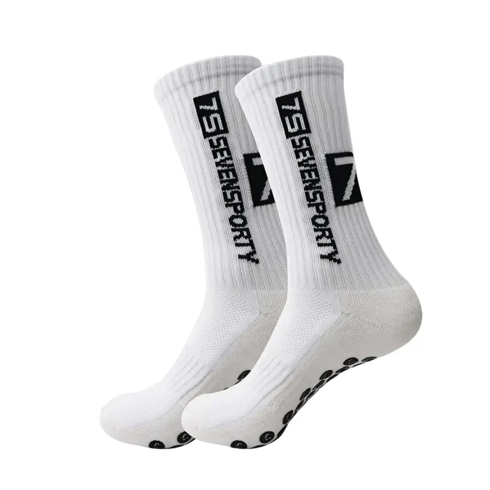 7S Sevensporty Chile Brand Silicone Sucker Anti-Slip God Socks Football Match Training Tube Socks