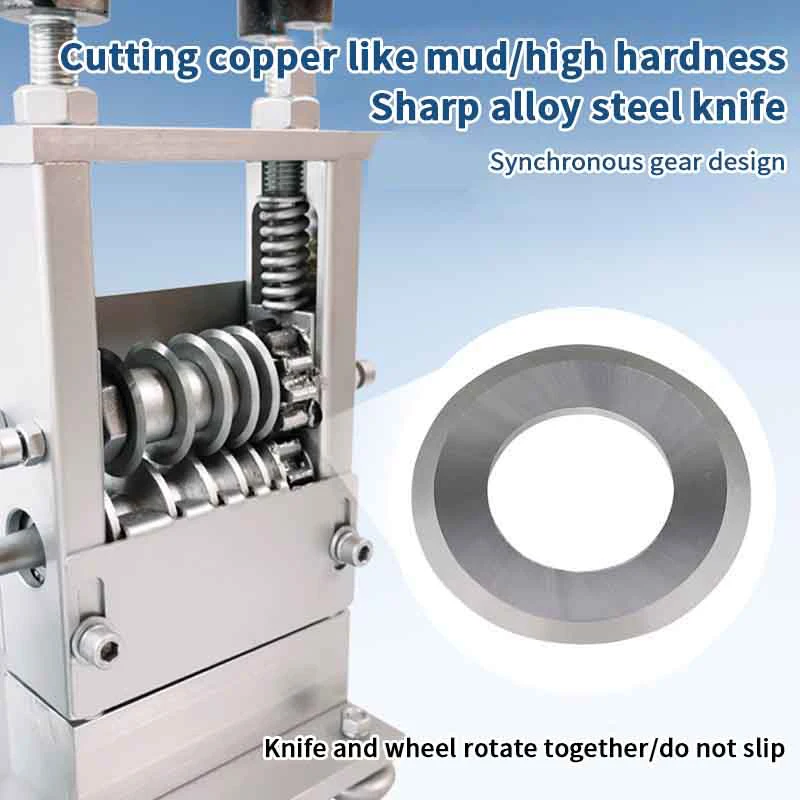 

Replacement Blades for Manual Rotary Wire Stripper -Precision Cutting Blades Compatible with Hand Crank Cable Stripping Machines