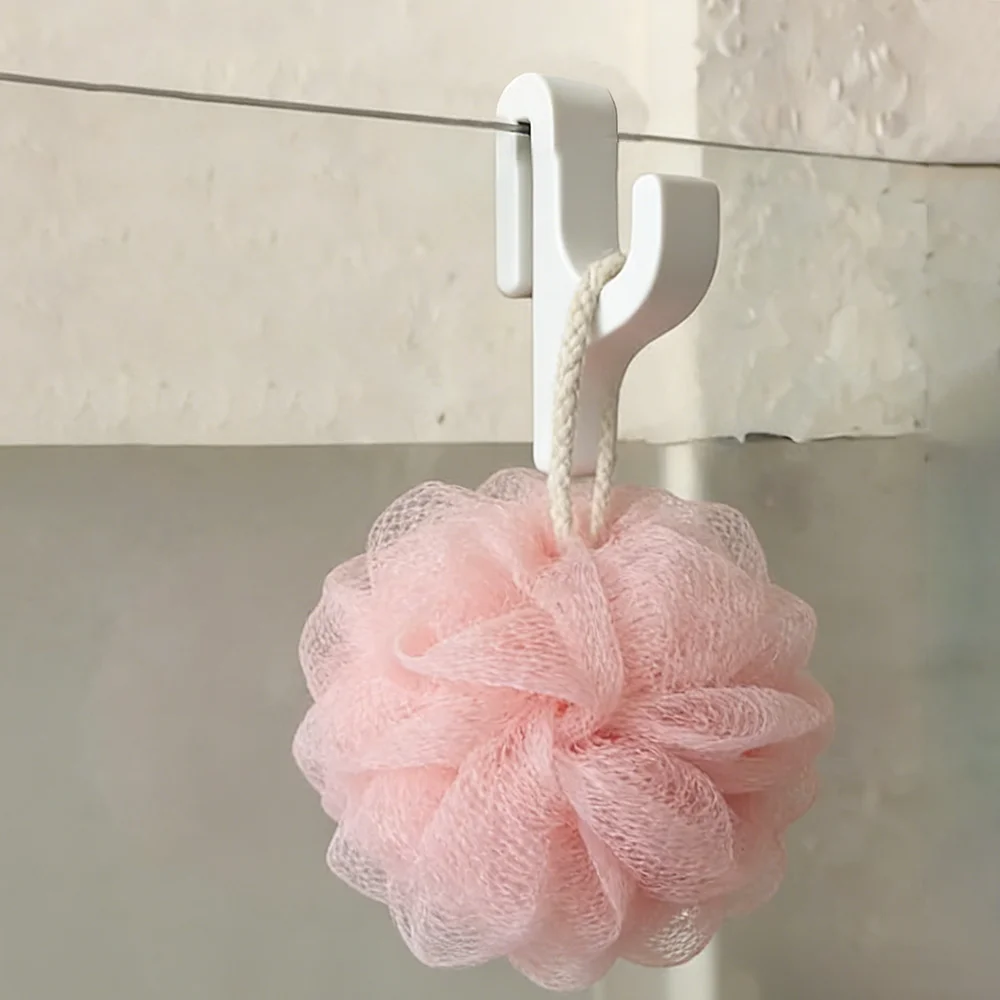 2Pcs Bathroom Hooks Multifunctional Bathroom Towel Hooks Portable Towel Hooks for Bathroom Glass Doors Movable Robe Hooks S004030