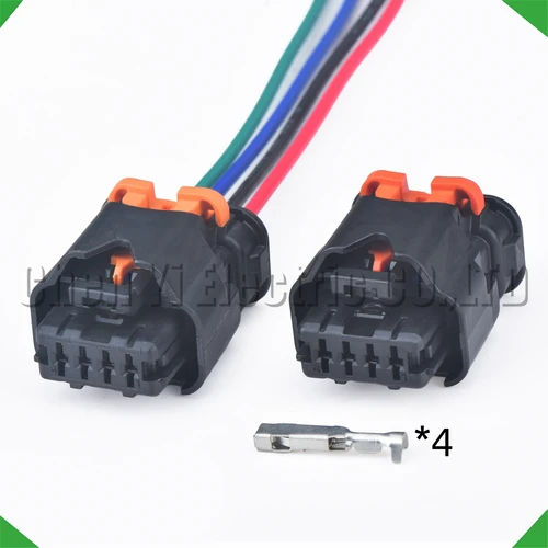 Conectores automotrices de 4 pines, enchufe de arnés de cables de bomba de combustible F623700 13876521 para Citroen C3 XR Peugeot 206 301 3008 CC