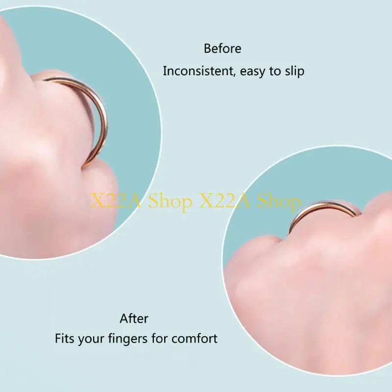 Unique Acrylic/Silicone Ring Size Adjusters Invisible Ring Guard Tightener Ring Size Reducer Spacer for Man&Woman Loosing Rings