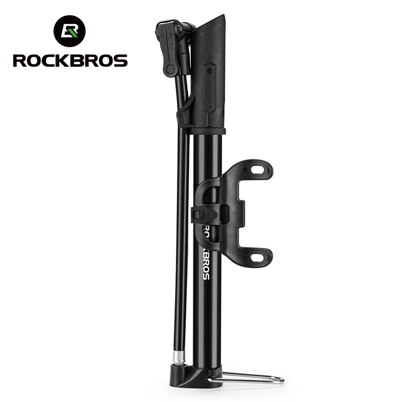 

ROCKBROS Bicycle Pump 120PSI High Pressure Cycling Tire Hand Inflator Air Pump Schrader Presta Valve MTB Mountain Road Bike Pump