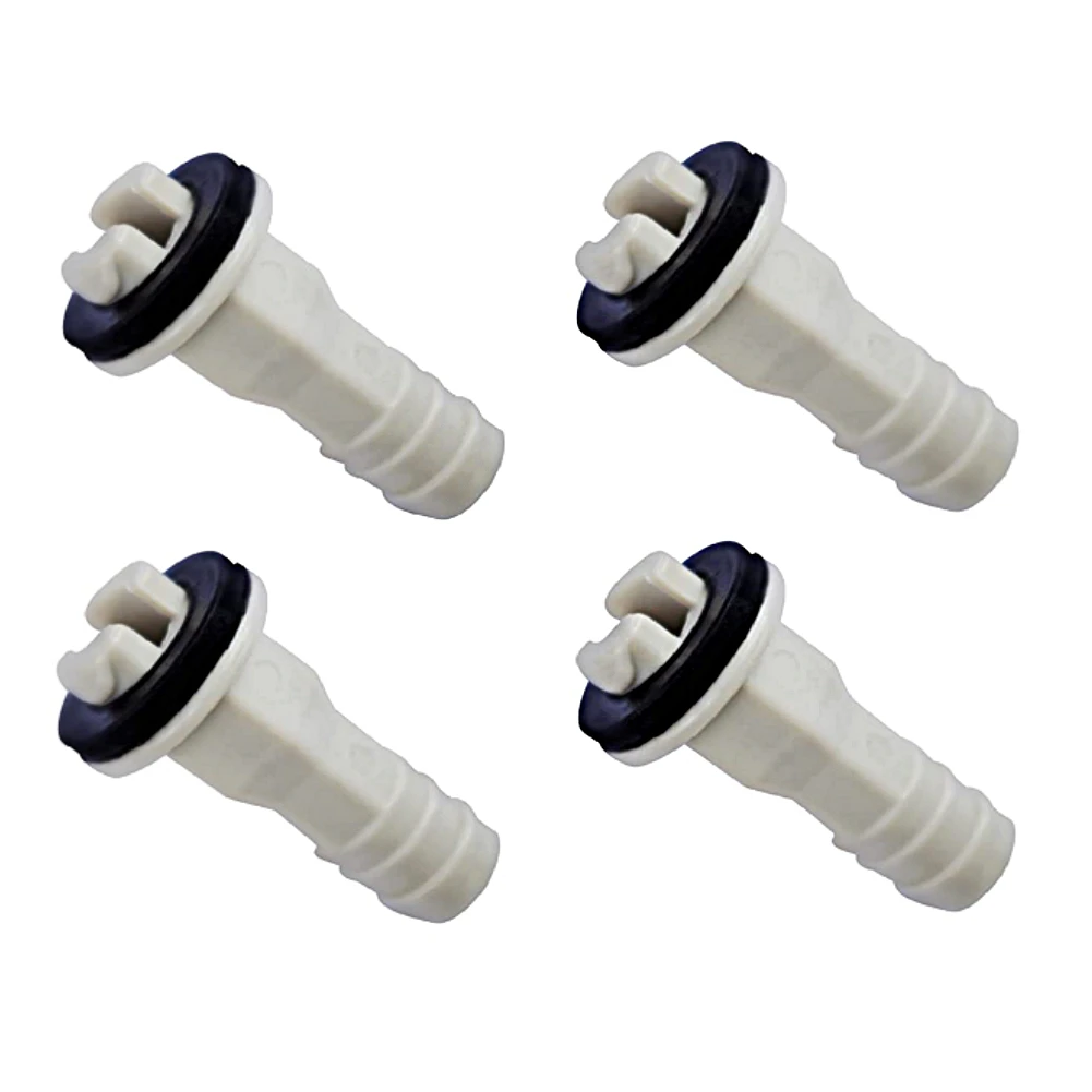 1 Set ABS Drain Connector 1.5cm Air Conditioner Parts Drain Hose Adapter Connector Straight Head Water Flow Drain Nozzle Fitting