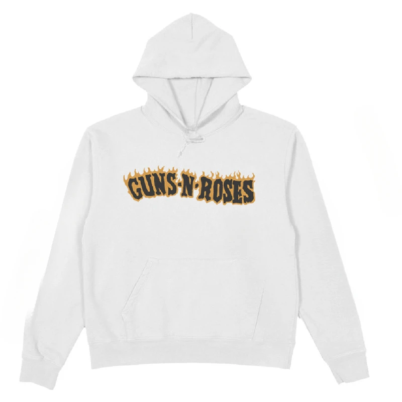 

GUNS N'ROSE Модные ретро-толстовки в стиле панк с капюшоном для мужчин и женщин, свободного кроя