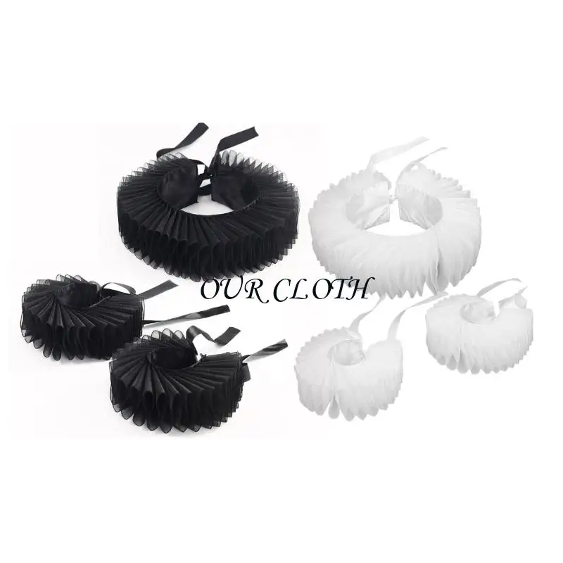 

Манжеты на запястье, колье, косплей, шаль с рюшами, елизаветинский воротник, средневековый косплей Y1AC