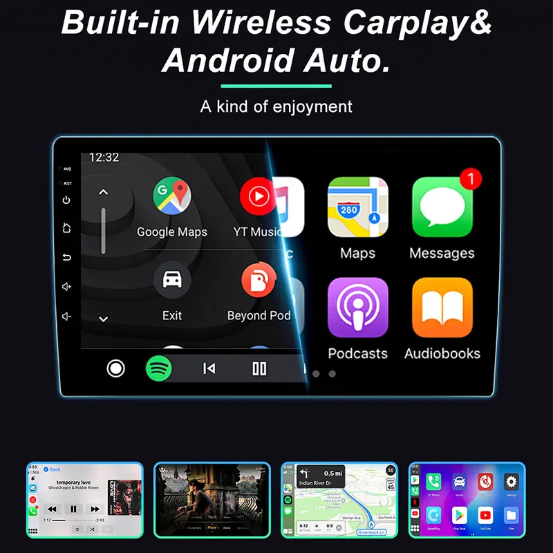 9.7'' Android 16 Car Radio For Hyundai Santa Fe IX45 2013 - 2017 for Tesla Style Multimedia Player Carplay Auto 5G Navigation