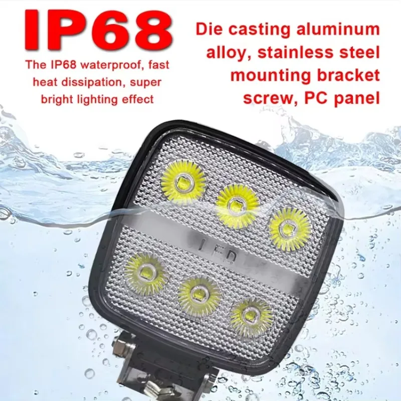 30w LED work light flood light for truck excavator engineering vehicle