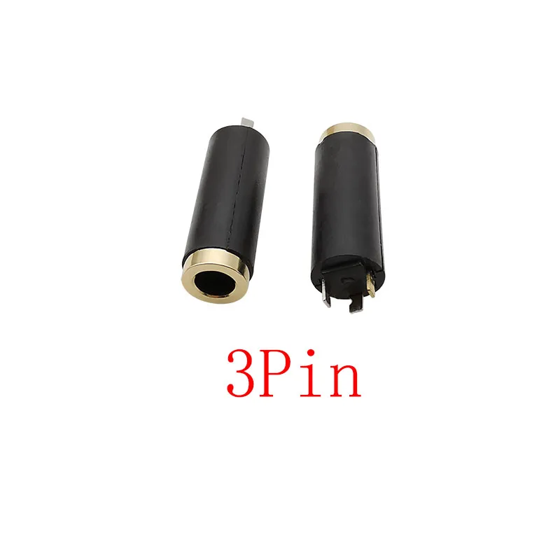10Pcs Jack 3/4 Pin 3.5mm Stereo Audio Female Socket Connector Solder Type Audio Headphone Aux 3/4 Pole 3.5mm Jack Connectors