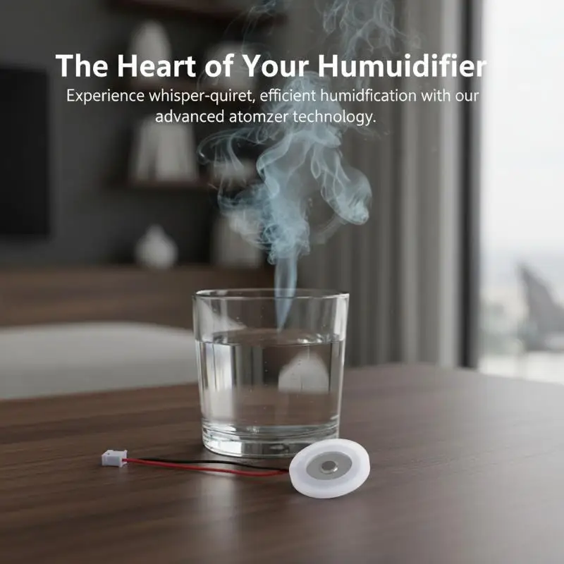 DIY Mist Maker Plate 16mm Ultrasonic Atomizer 5pcs Moisturizing Transducer Film for Home Plant Water Fountain Humidification