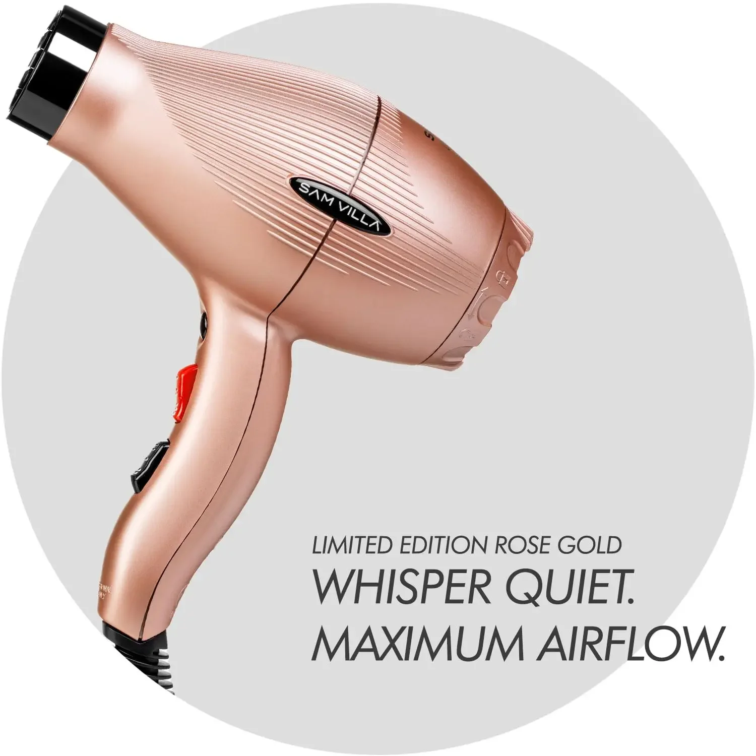 Lightweight & Quiet Ionic Professional Hair Dryer With Variable Speed & Temperature