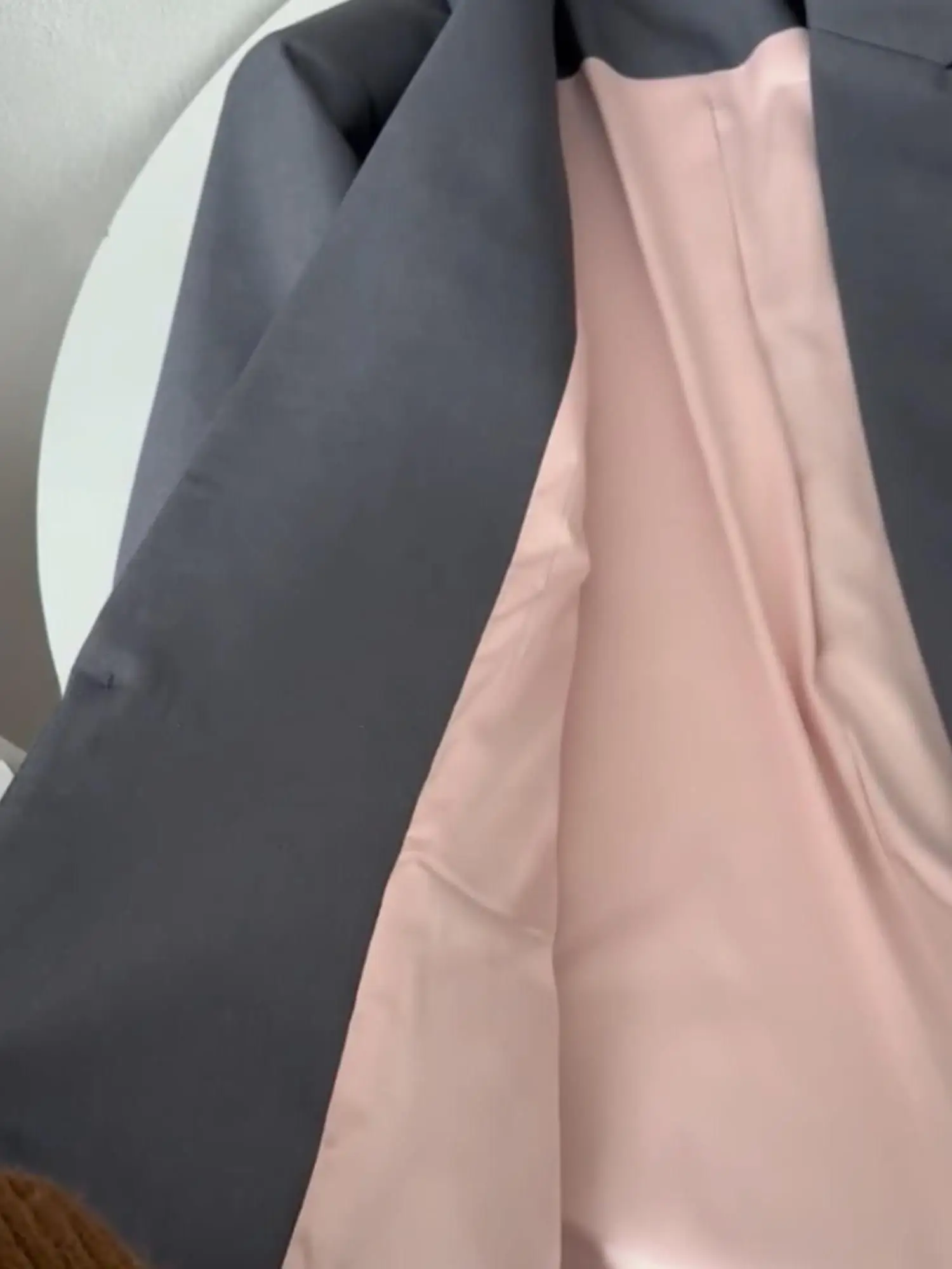 

Ay костюм Jaet женский модный цвет Blo персональный корейский Sle Busin повседневный костюм прямого кроя пальто Fem верхняя часть тела