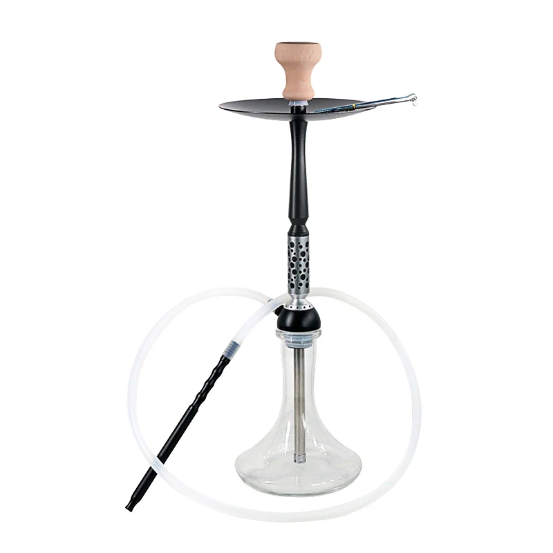 Aluminum Alloy Hookah Shisha Set With Hoses Ceramic Tobacco Flavors Bowl Charcoal Tongs  Sheesha Chicha Cachimbas