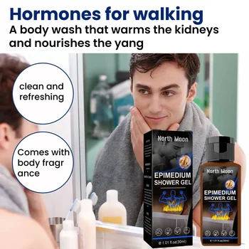 30 ミリリットルディープクレンジング臭いを除去耐久性を強化親密なエリアをリフレッシュ男性用シャワージェル持続的な鮮度ボディ