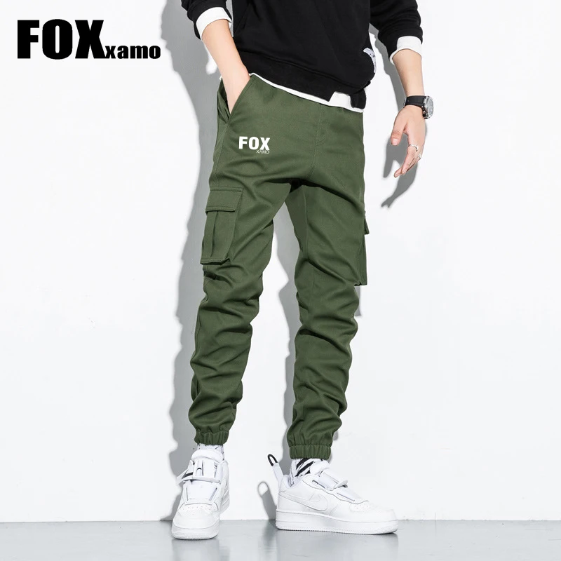 Fox Xamo Tactical Camouflage Joggers Outdoor Ripstop Cargo Pant Working Clothing Hiking Cycling Combat Trousers Men's Streetwear